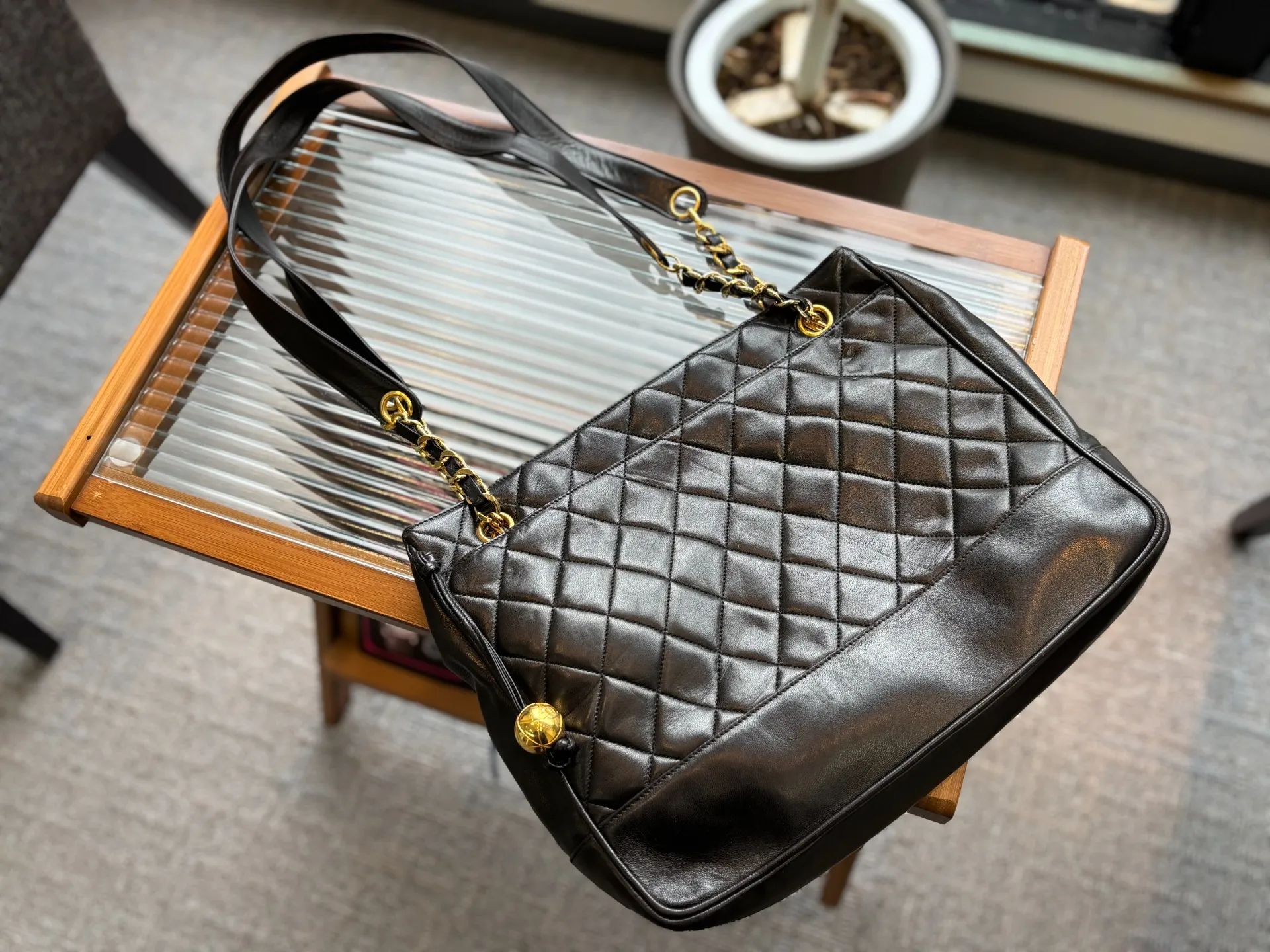 【買取専門店トクラ 宇治店】シャネル マトラッセ チェーントート をお買取りしました！
