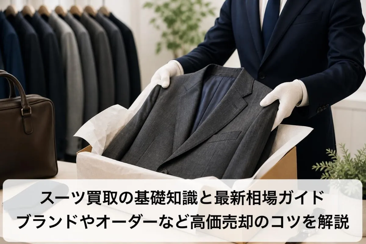 スーツ買取の基礎知識と最新相場ガイド|ブランドやオーダーなど高価売却のコツを解説