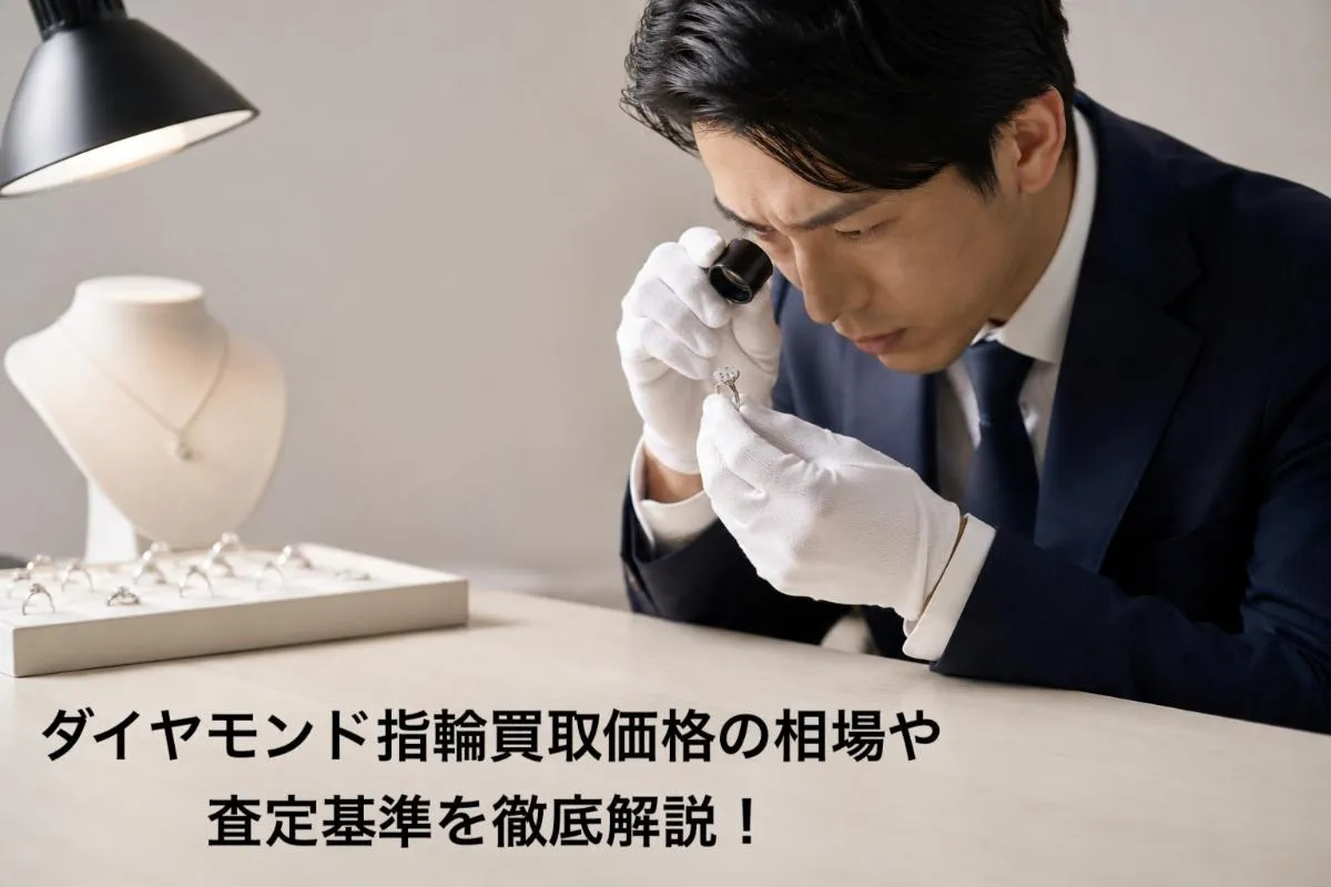 ダイヤモンド指輪買取価格の相場や査定基準を徹底解説！