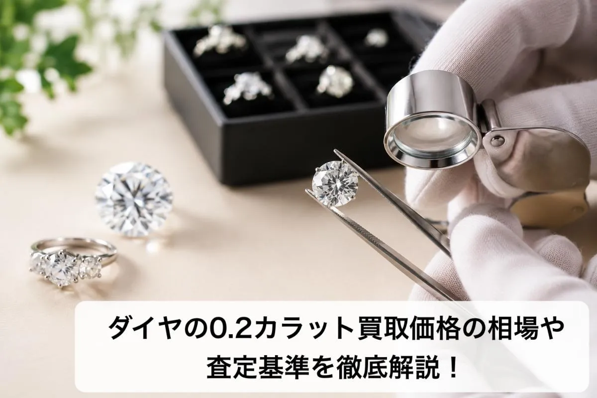 ダイヤの0.2カラット買取価格の相場や査定基準を徹底解説!