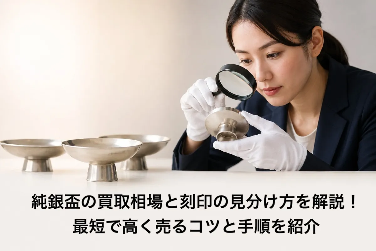 純銀盃の買取相場と刻印の見分け方を解説!最短で高く売るコツと手順を紹介