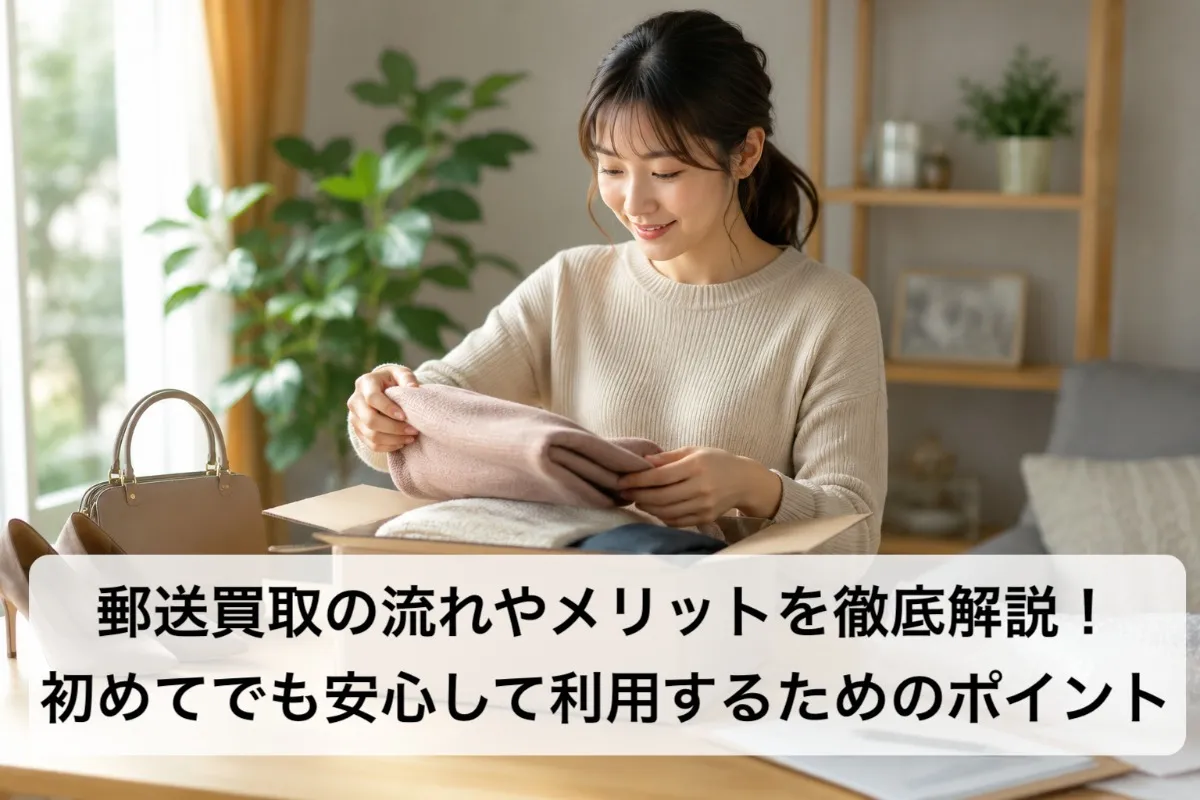 郵送買取の流れやメリットを徹底解説！初めてでも安心して利用するためのポイント