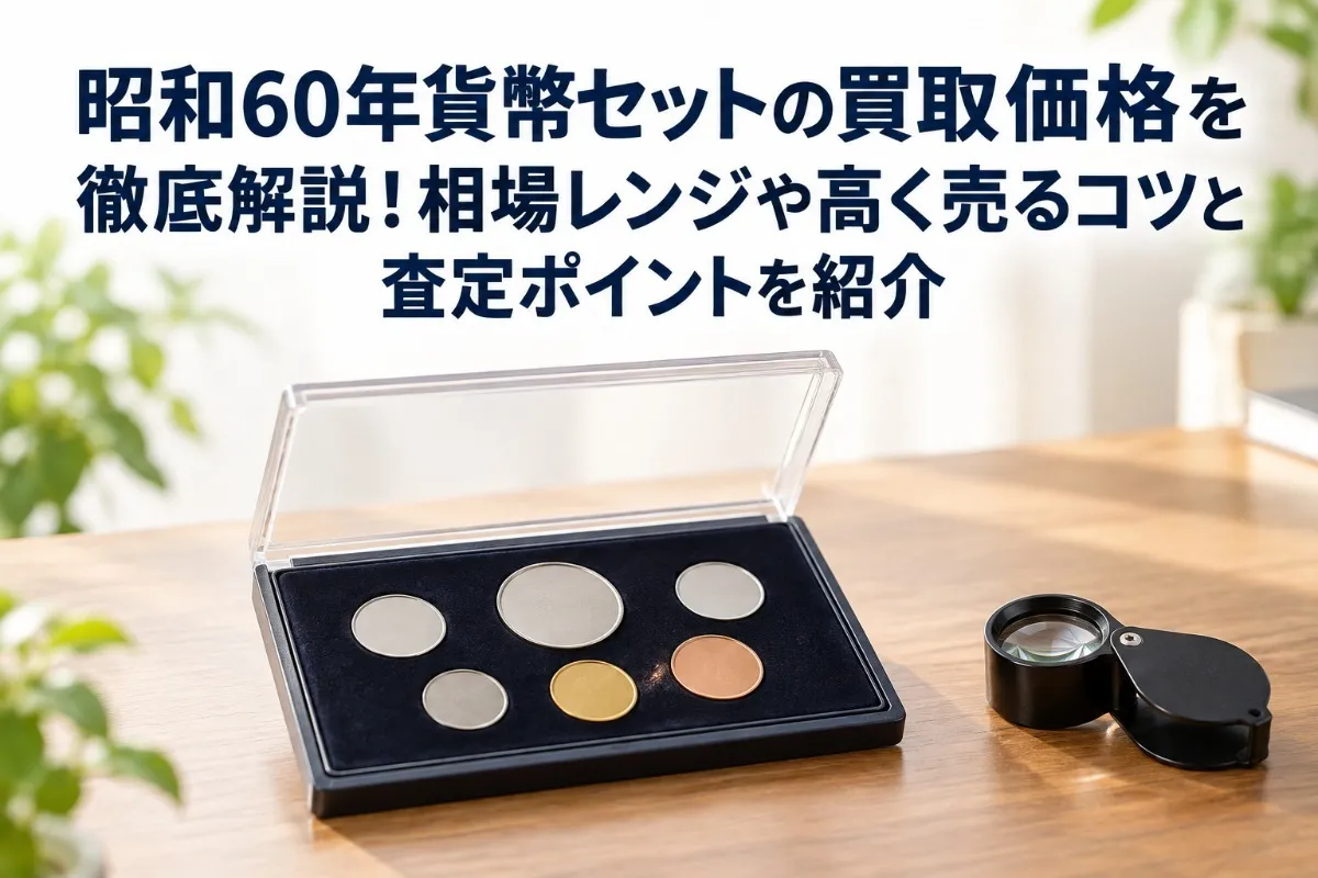 昭和60年貨幣セットの買取価格を徹底解説！相場レンジや高く売るコツと査定ポイントを紹介